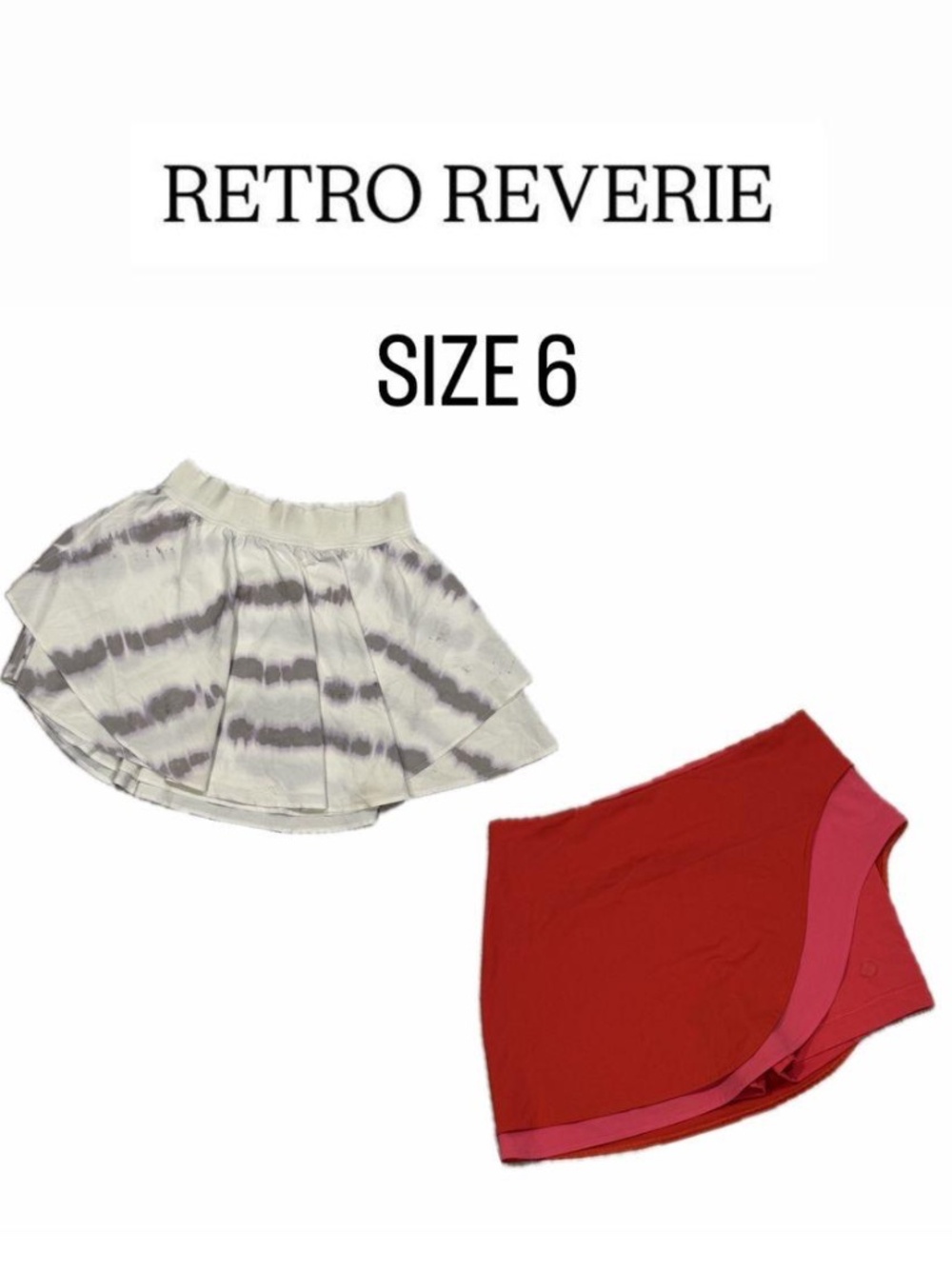 2 Pieces Lululemon Bundle of Skirts Size [6]